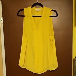 Yellow Sleeveless Blouse
